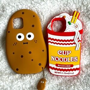 Set of 2 iPhone 12 silicone cases